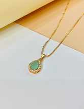 Zircon Pendant-210 (Mint Green)